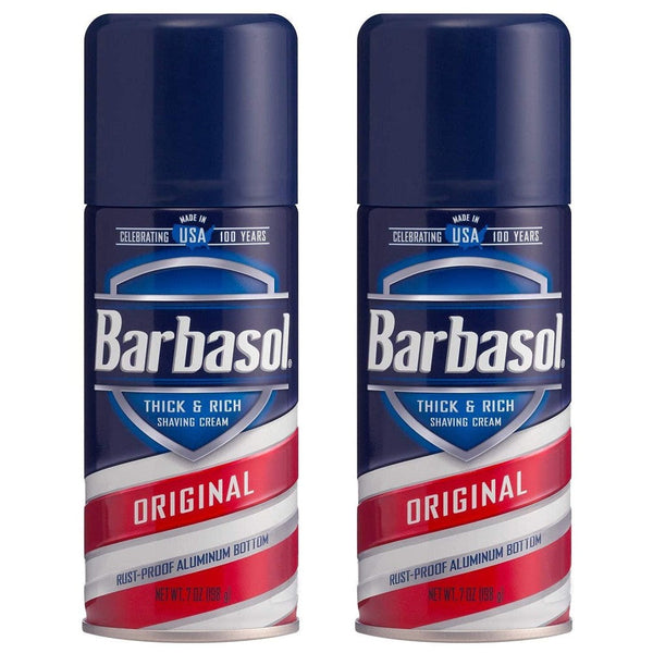 Barbasol Shaving Cream, Thick & Rich, Original, 7 Ounce