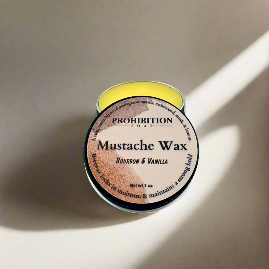 Bourbon & Vanilla Mustache Wax