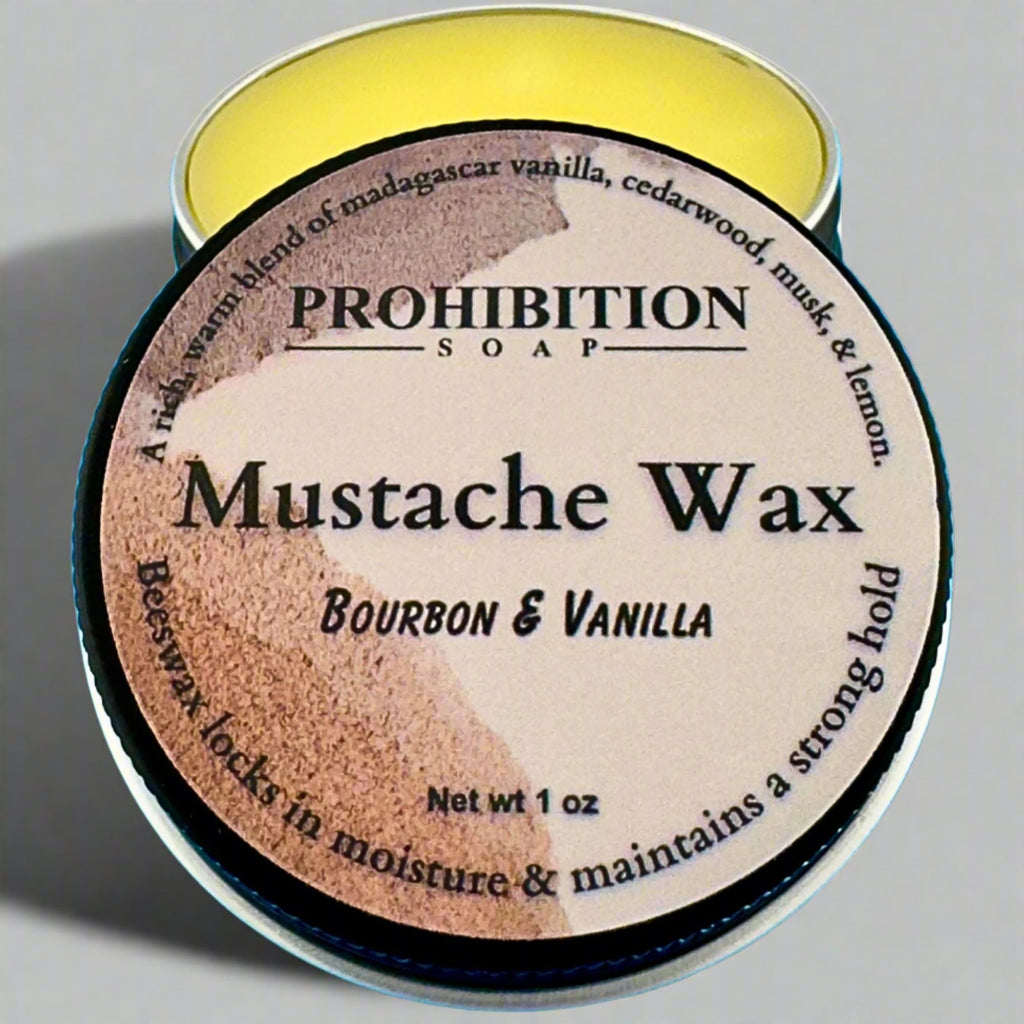 Bourbon & Vanilla Mustache Wax